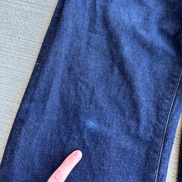 Tellason Ankara Straight Leg White Oak Selvedge Jeans Button Fly USA Size 35 - Picture 7 of 15